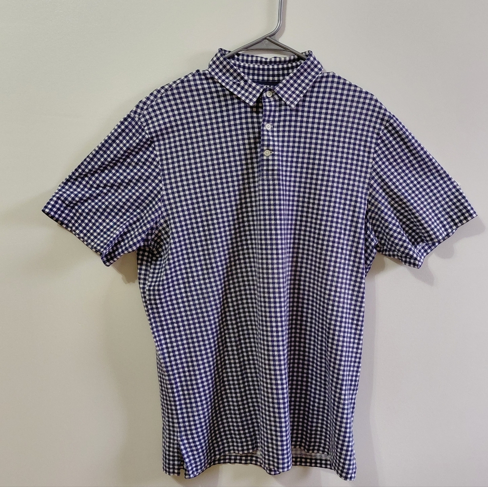 Polo by Ralph Lauren Blue and White Checkered Shirt